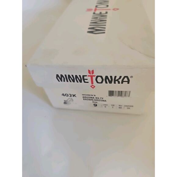 Minnetonka Women's Arizona Kilty Hardsole in Brown Arizona Size 9 - Picture 6 of 7